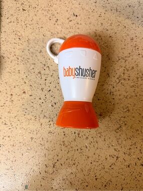 Baby Shusher Portable Soothing Sound Machine - Orange/White